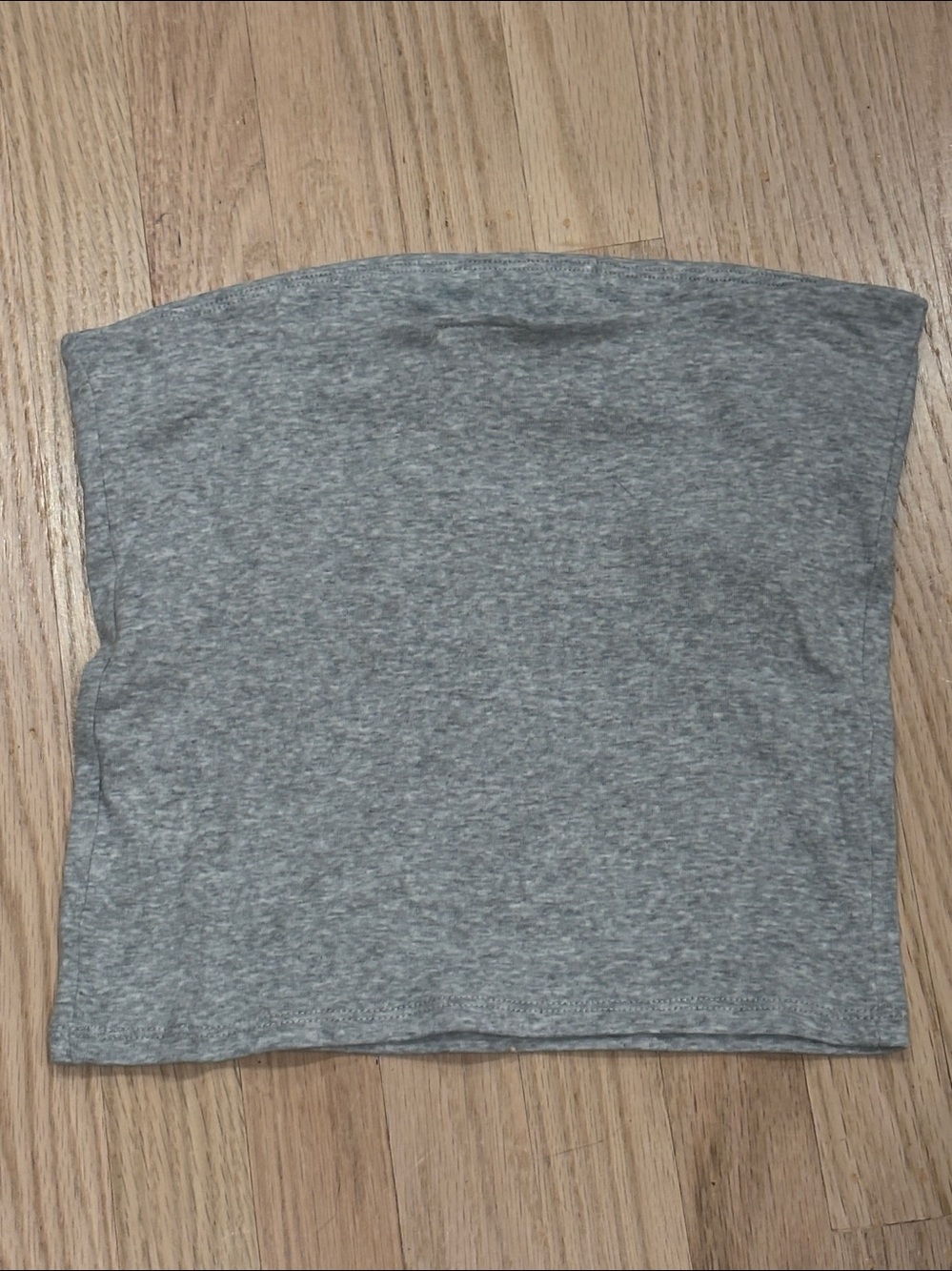 NWT Planet Heart Grey Tube Top with hot dog Dachshund Flag Embroidery- M - Picture 3 of 6